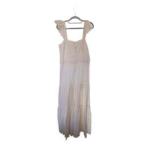 Veronica Beard Aislin Eyelet Broderie Anglaise Cotton Maxi Dress